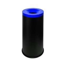 GETTACARTE ANTIFUOCO 50 LITRI NERO/BLU