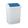 PATTUMIERA BASCULANTE 50 LT BIANCA/BLU