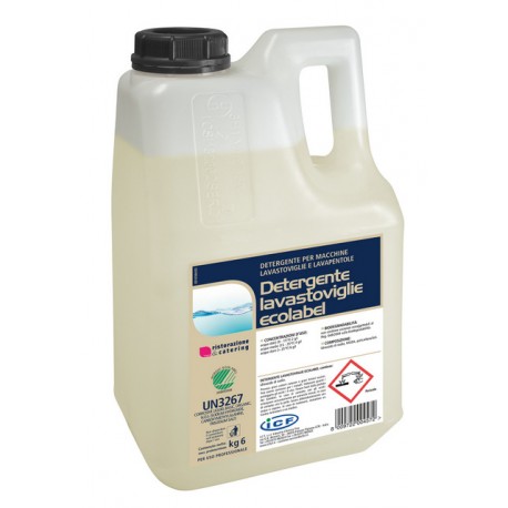 DETERGENTE LAVASTOVIGLIE ECOLABEL 6 KG